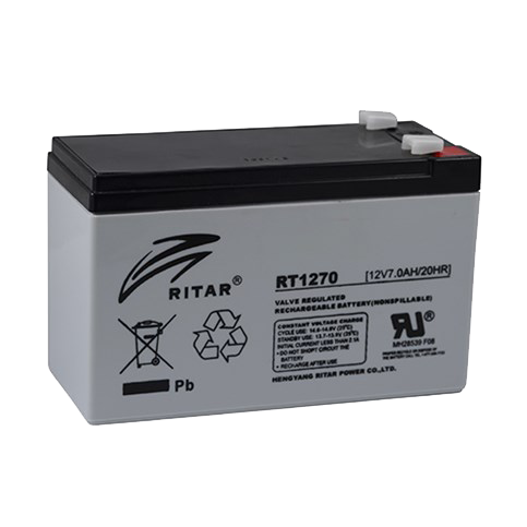 Ritar RT1270 12V 7Ah Tam bakımsız kuru tip AGM akü
