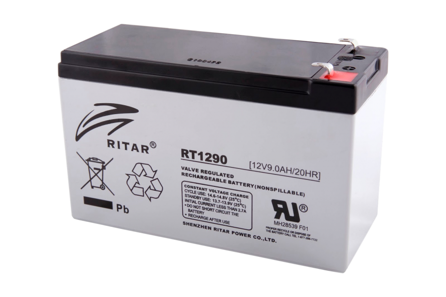 Ritar RT1290 12V 9Ah Tam bakımsız kuru tip AGM akü